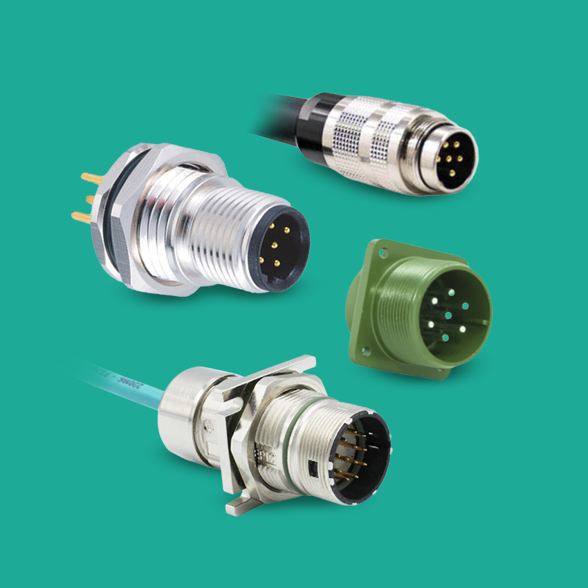 M12, 16, 23 Male, Female Sensor Connectors